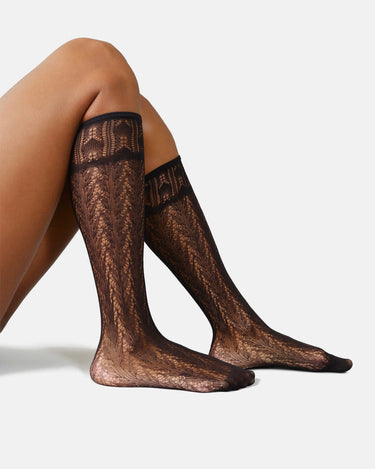 Erica Crochet Knee-Highs
